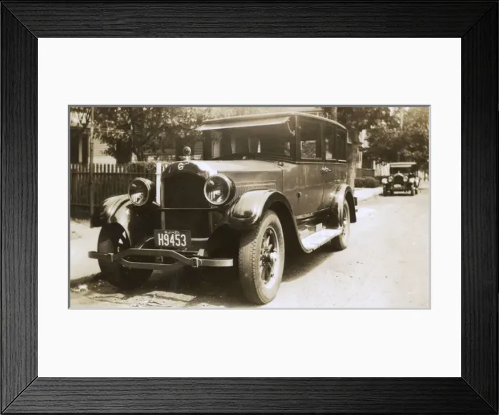 Framed Print : Studebaker saloon car, New Jersey, USA Framed Print : Studebaker saloon car, New Jersey, USA