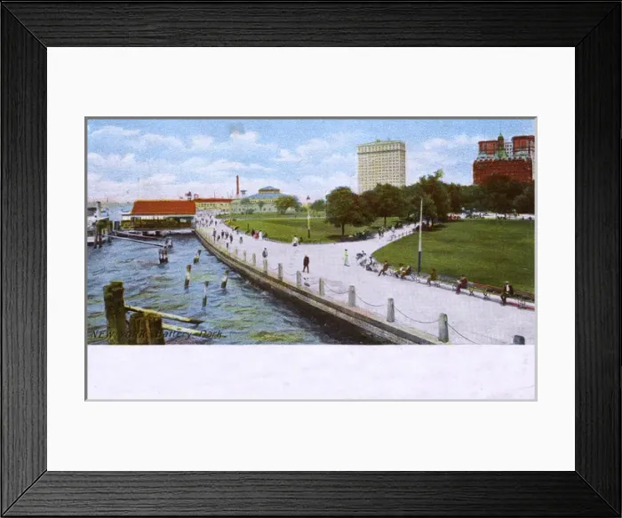 Framed Print : Battery Park, New York City, USA Framed Print : Battery Park, New York City, USA
