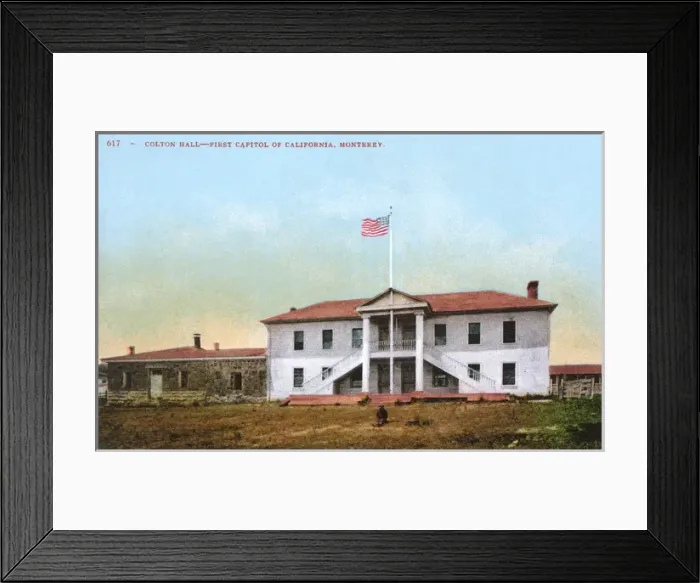 Framed Print : Colton Hall, Monterey, California, USA Framed Print : Colton Hall, Monterey, California, USA