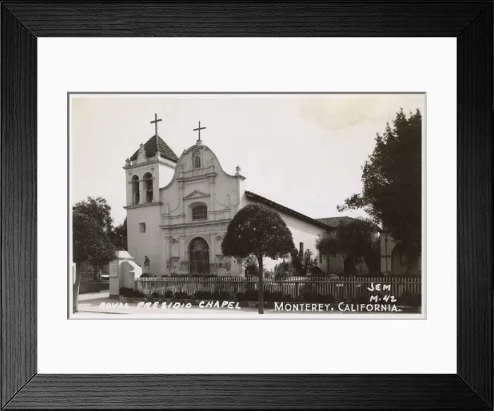 Framed Print : Royal Presidio Chapel, Monterey, California, USA Framed Print : Royal Presidio Chapel, Monterey, California, USA