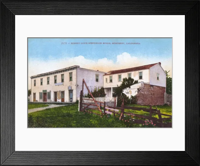 Framed Print : Robert Louis Stevenson House, Monterey, California, USA Framed Print : Robert Louis Stevenson House, Monterey, California, USA