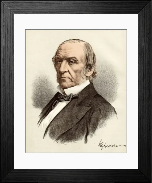 Framed Print : William Ewart Gladstone Framed Print : William Ewart Gladstone