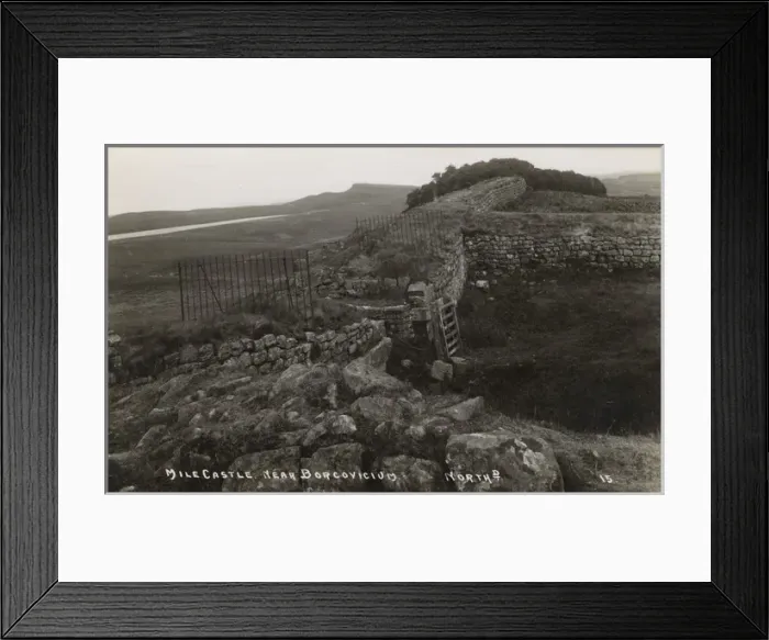 Framed Print : Mile castle near Borcovicius, Northumberland Framed Print : Mile castle near Borcovicius, Northumberland