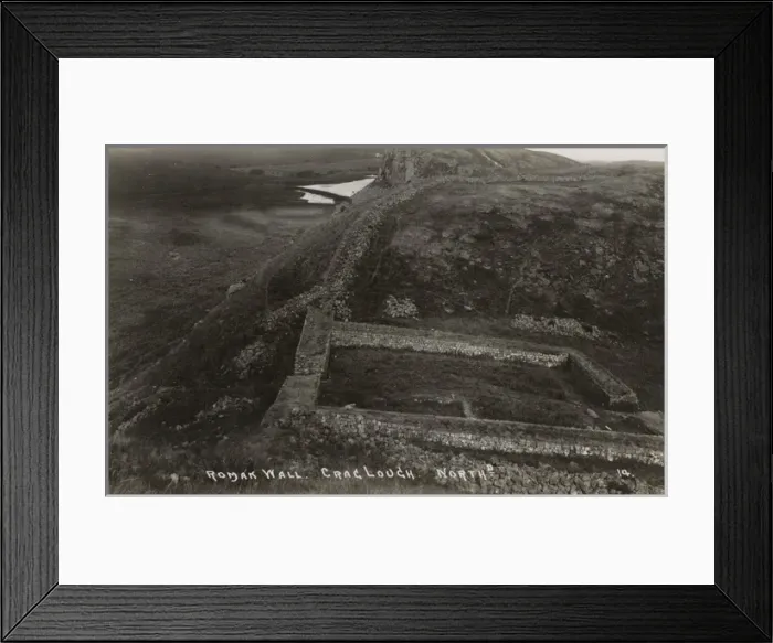 Framed Print : Crag Lough on Hadrians Wall, Northumberland Framed Print : Crag Lough on Hadrians Wall, Northumberland