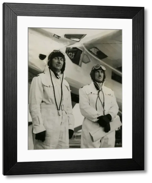 Framed Print : Raf Monoplane Pilots Framed Print : Raf Monoplane Pilots