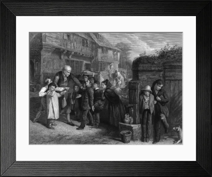 Framed Print : Children Break Window Framed Print : Children Break Window