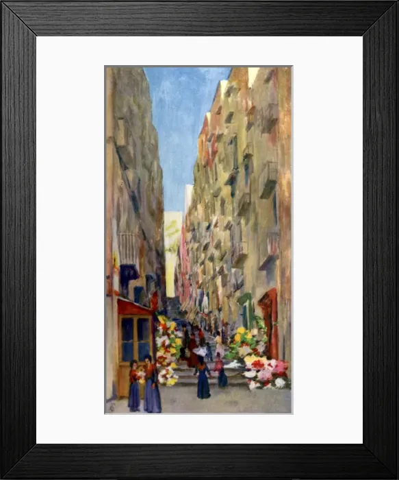 Framed Print : Il Gridone, Naples, Italy Framed Print : Il Gridone, Naples, Italy