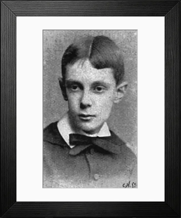 Framed Print : Beardsley Aged 11 Framed Print : Beardsley Aged 11