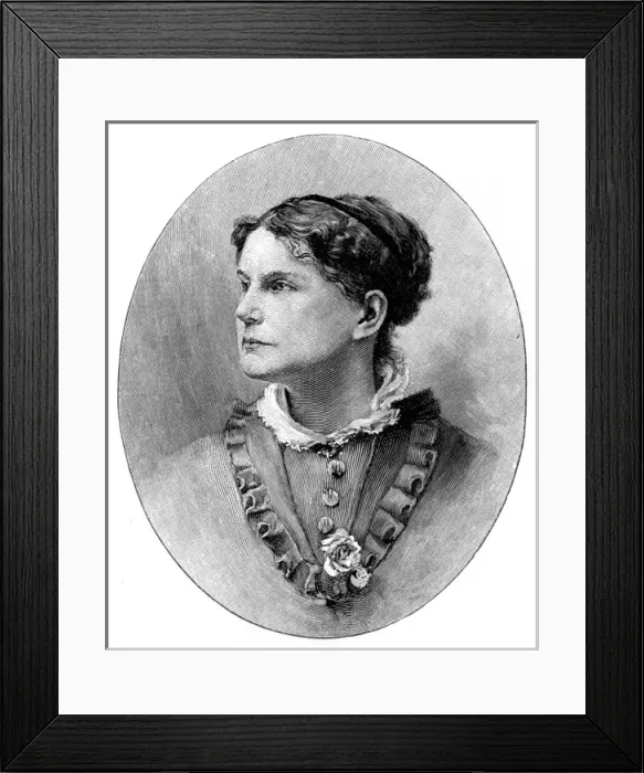 Framed Print : Celia Thaxter - Poet Framed Print : Celia Thaxter - Poet