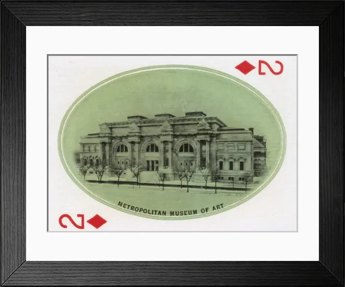 Framed Print : New York City - playing card - 71st Regiment Armoury Framed Print : New York City - playing card - 71st Regiment Armoury