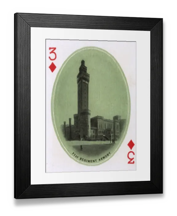 Framed Print : New York City - playing card - Metropolitan Museum of Art Framed Print : New York City - playing card - Metropolitan Museum of Art