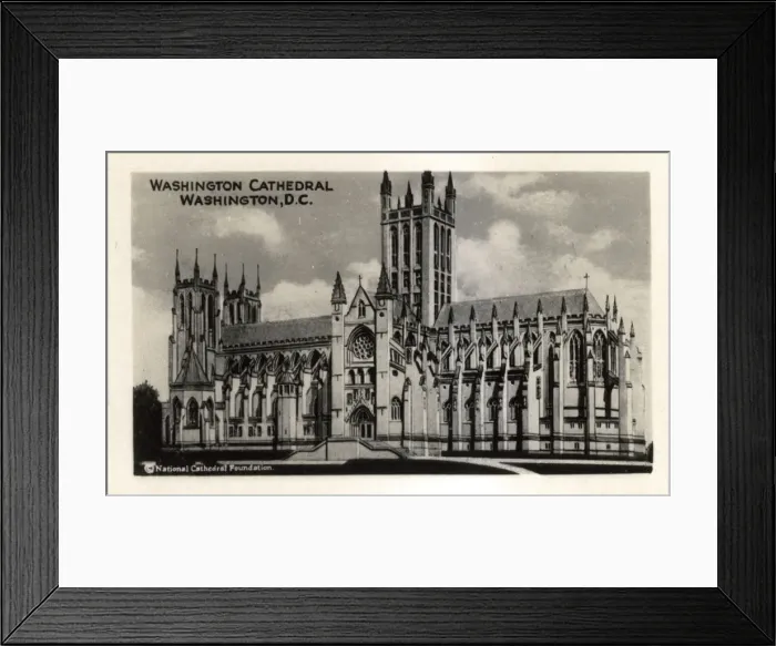 Framed Print : Washington DC, USA - Washington Cathedral Framed Print : Washington DC, USA - Washington Cathedral