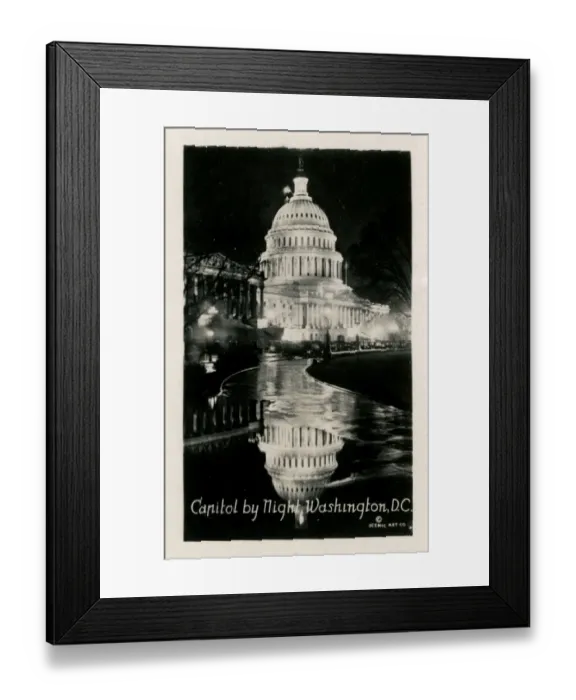 Framed Print : Washington DC, USA - Capitol by Night Framed Print : Washington DC, USA - Capitol by Night