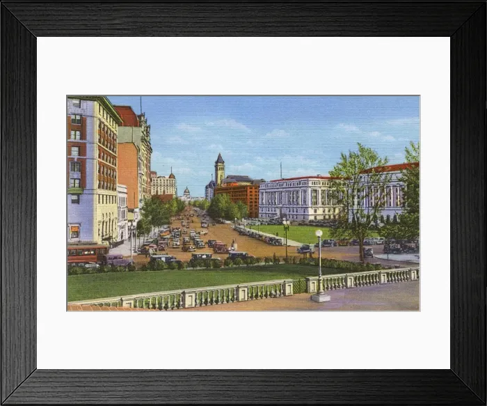 Framed Print : Washington DC, USA - Pennsylvania Avenue Framed Print : Washington DC, USA - Pennsylvania Avenue