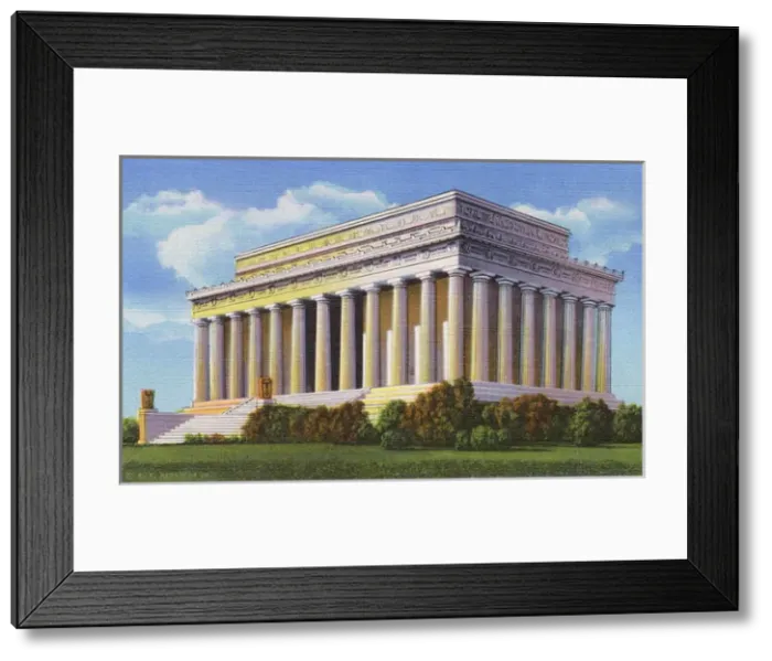Framed Print : Washington DC, USA - Lincoln Memorial Framed Print : Washington DC, USA - Lincoln Memorial
