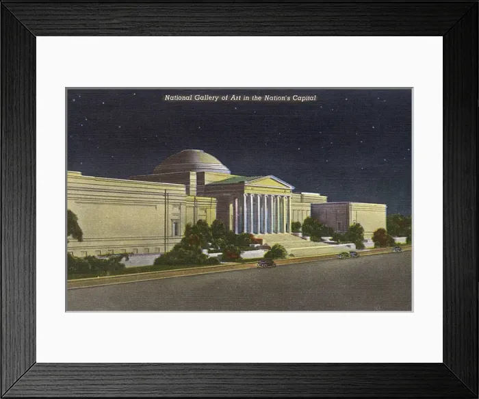 Framed Print : Washington DC, USA - National Gallery of Art at night Framed Print : Washington DC, USA - National Gallery of Art at night