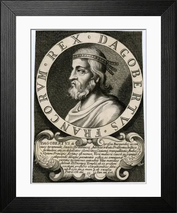Framed Print : DAGOBERT I Framed Print : DAGOBERT I