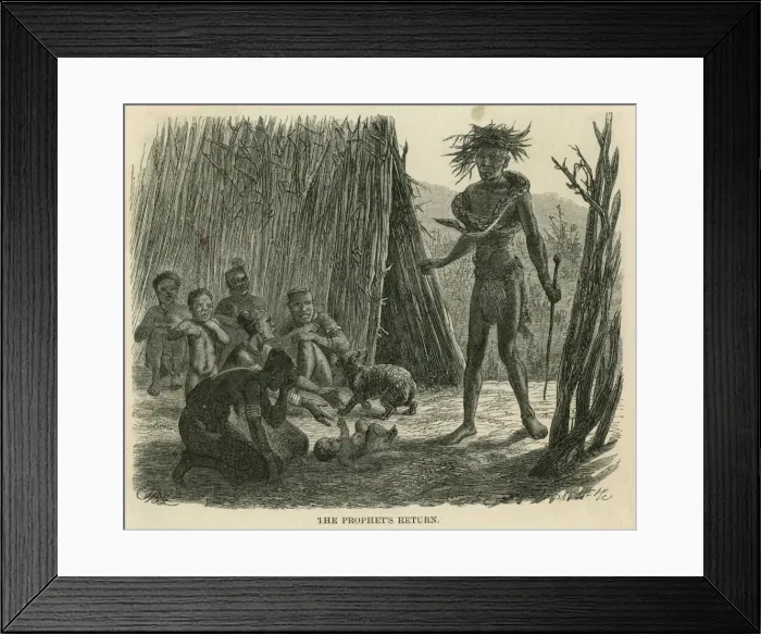 Framed Print : African prophetess