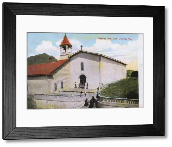 Framed Print : San Luis Obispo de Tolosa Mission, California, USA Framed Print : San Luis Obispo de Tolosa Mission, California, USA
