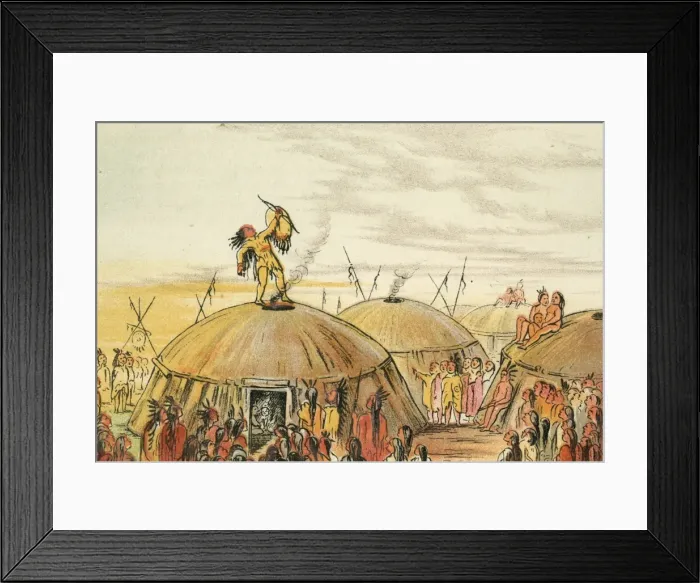 Framed Print : Mandan Rain-Making Framed Print : Mandan Rain-Making