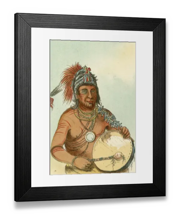 Framed Print : Sioux Medicine Man Framed Print : Sioux Medicine Man