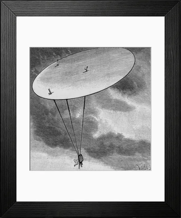Framed Print : De Sandervals Prototype Glider Framed Print : De Sandervals Prototype Glider