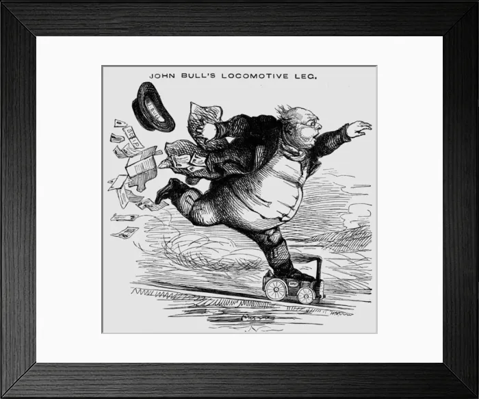 Framed Print : John Bulls Cartoon Framed Print : John Bulls Cartoon