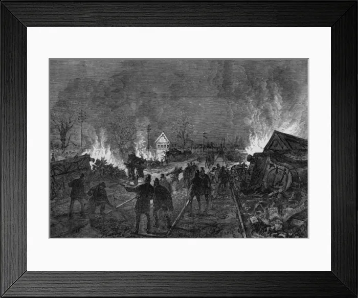 Framed Print : Crash at Abbots Ripton-Cambridgeshire Framed Print : Crash at Abbots Ripton-Cambridgeshire
