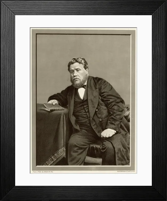 Framed Print : Charles Haddon Spurgeon Framed Print : Charles Haddon Spurgeon