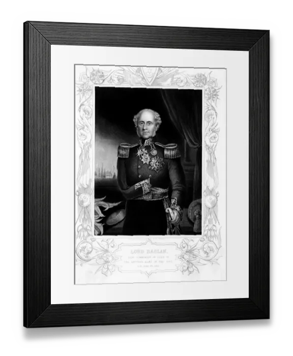 Framed Print : Lord Raglan Framed Print : Lord Raglan