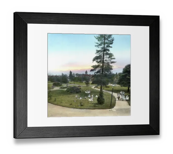 Framed Print : Barnardos Girls Village Home, Barkingside - Garden Framed Print : Barnardos Girls Village Home, Barkingside - Garden