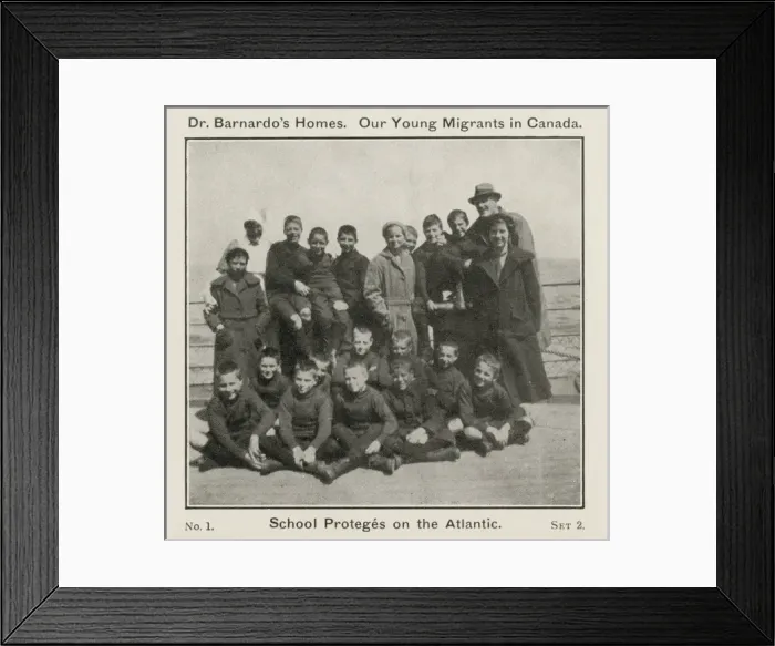 Framed Print : Barnardos Migrants to Canada Framed Print : Barnardos Migrants to Canada