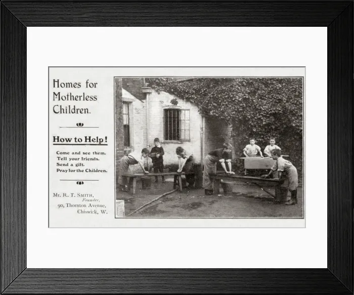 Framed Print : Home for Motherless Children, Chiswick Framed Print : Home for Motherless Children, Chiswick