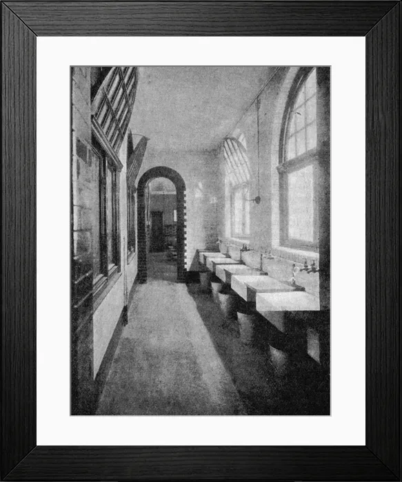 Framed Print : Rowton House, Kings Cross Lodgers Scullery Framed Print : Rowton House, Kings Cross Lodgers Scullery