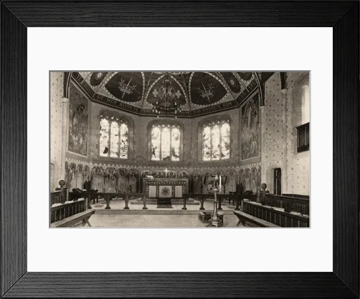 Framed Print : Royal Masonic Institute for Boys, Bushey - Chancel Framed Print : Royal Masonic Institute for Boys, Bushey - Chancel