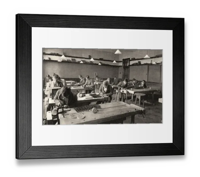 Framed Print : Royal Masonic Institute for Boys, Bushey - Wood Carving Clas Framed Print : Royal Masonic Institute for Boys, Bushey - Wood Carving Clas