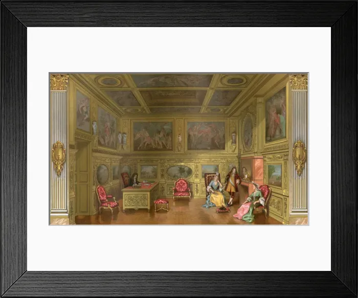 Framed Print : French Aristocratic Room Framed Print : French Aristocratic Room