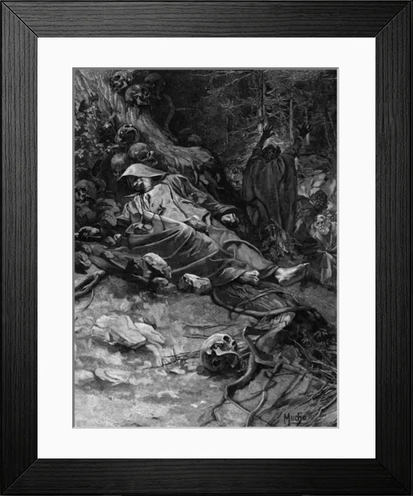 Framed Print : Adalbert Murdered Framed Print : Adalbert Murdered