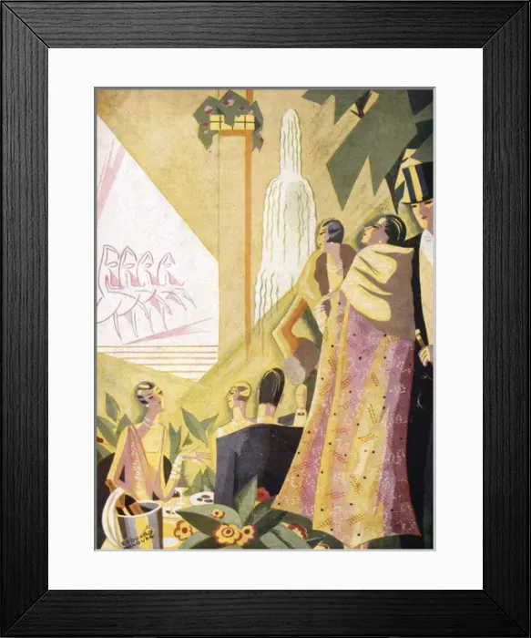 Framed Print : Paris Cabaret / Halouze Framed Print : Paris Cabaret / Halouze