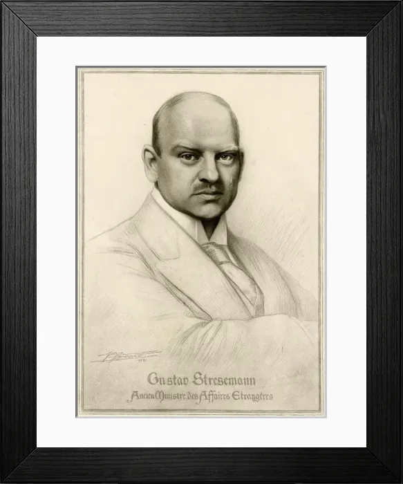 Framed Print : G Stresemann / Godard Framed Print : G Stresemann / Godard