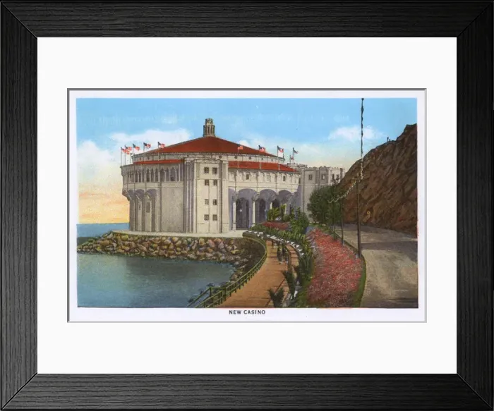 Framed Print : Casino building, Santa Catalina Island, California, USA Framed Print : Casino building, Santa Catalina Island, California, USA