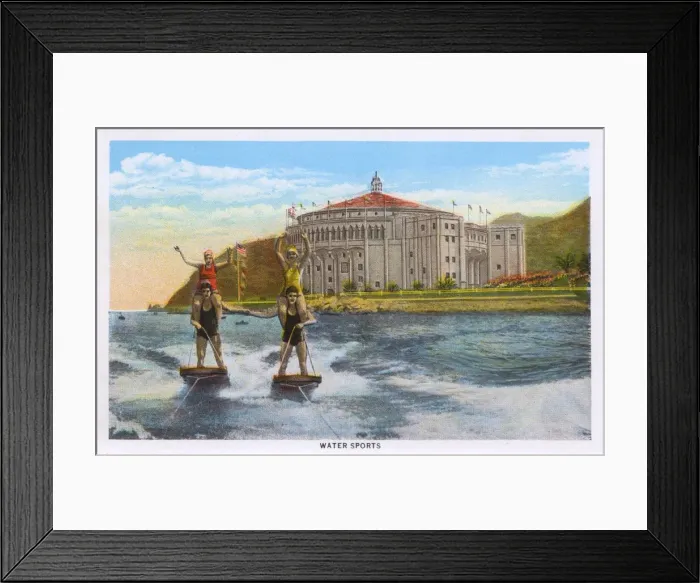 Framed Print : Water sports, Santa Catalina Island, California, USA Framed Print : Water sports, Santa Catalina Island, California, USA