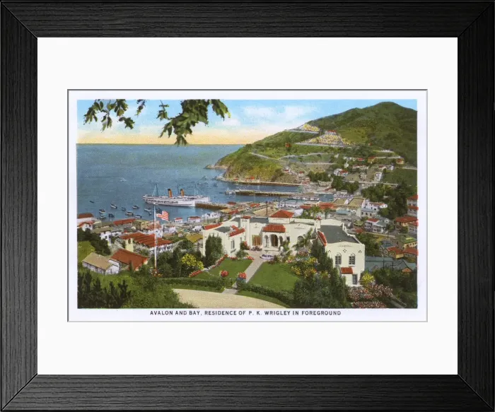 Framed Print : Avalon and bay, Santa Catalina Island, California, USA Framed Print : Avalon and bay, Santa Catalina Island, California, USA