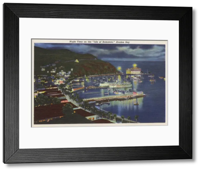 Framed Print : Avalon Bay, Santa Catalina Island, California, USA Framed Print : Avalon Bay, Santa Catalina Island, California, USA