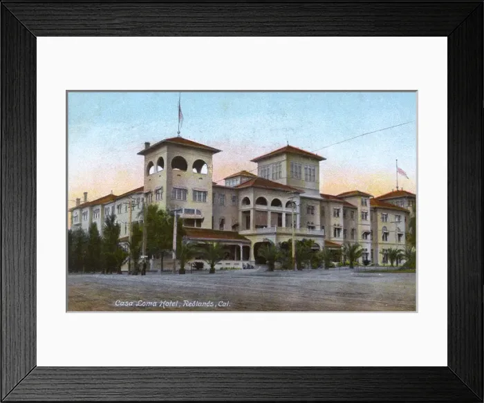Framed Print : Casa Loma Hotel, Redlands, California, USA Framed Print : Casa Loma Hotel, Redlands, California, USA
