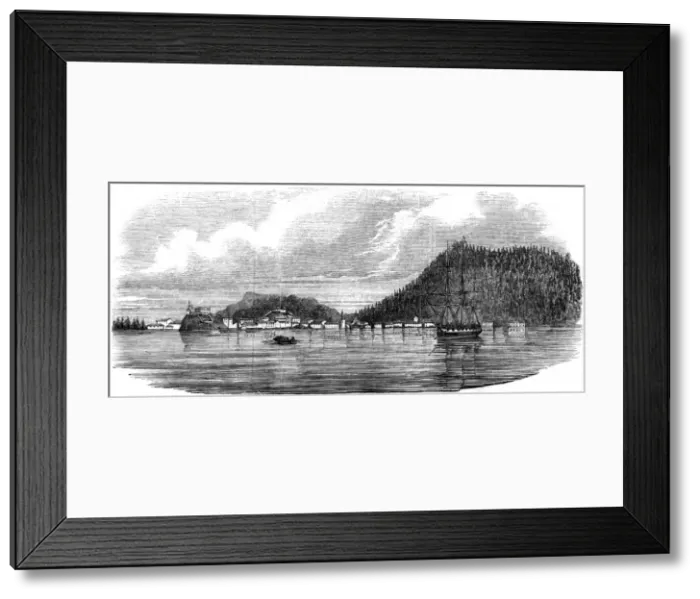 Framed Print : USA / Alaska / Sitka 1855 Framed Print : USA / Alaska / Sitka 1855