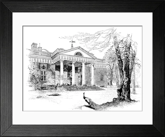 Framed Print : Monticello / Century / P644 Framed Print : Monticello / Century / P644