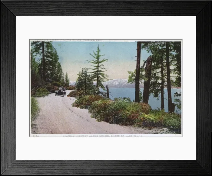 Framed Print : Lincoln Highway, Lake Tahoe, Nevada, USA Framed Print : Lincoln Highway, Lake Tahoe, Nevada, USA