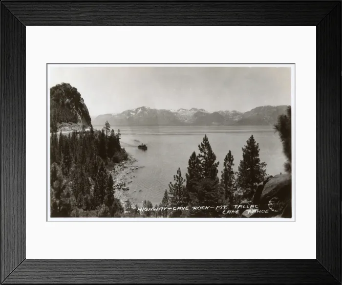 Framed Print : View above Lake Tahoe, California, USA Framed Print : View above Lake Tahoe, California, USA