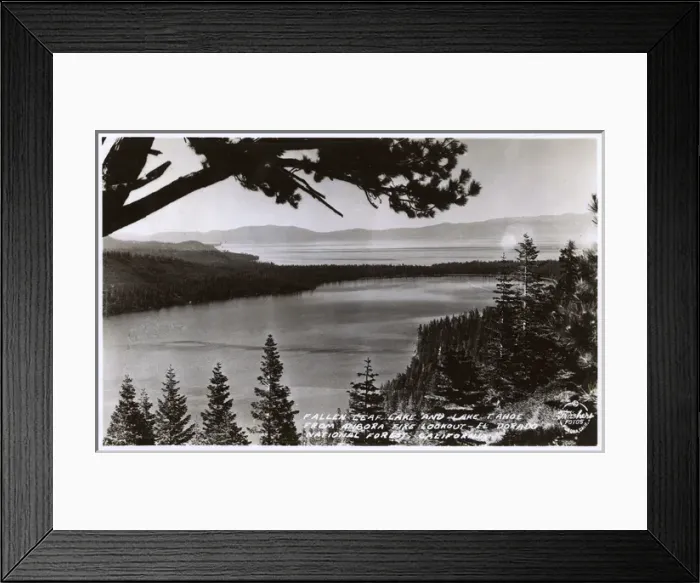 Framed Print : View above Lake Tahoe, California, USA Framed Print : View above Lake Tahoe, California, USA